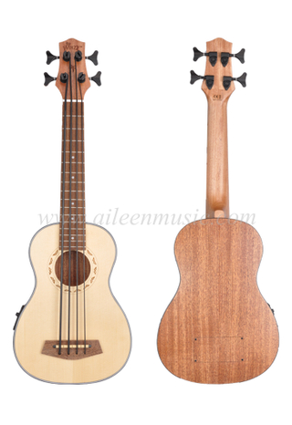 Nuevo producto Bajo de ukelele con tapa de pícea maciza de 30 pulgadas (AUB17E)