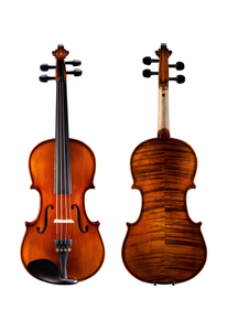 Venta al por mayor de violín de Metal Flame Back de grado medio precios alemanes (VM100)