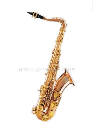 [Aileen] bB saxofón tenor con cuerpo de latón amarillo (TSP-G300G)