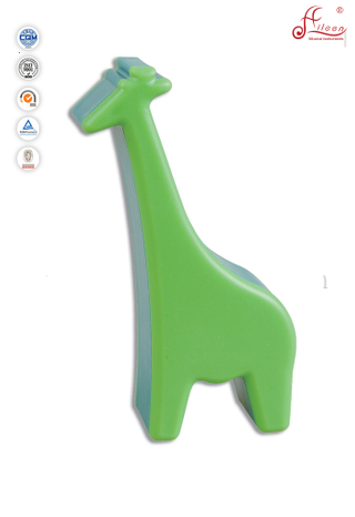 Percusión en forma de jirafa infantil para bebés, con agitador de plástico (CJL)