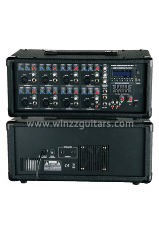 2 x Amplificador de potencia móvil de 8 canales EQ PA (APM-0815U)