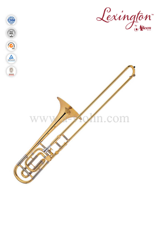 Trombón tenor estándar profesional con caja de ABS o bolsa blanda (TB9123G)