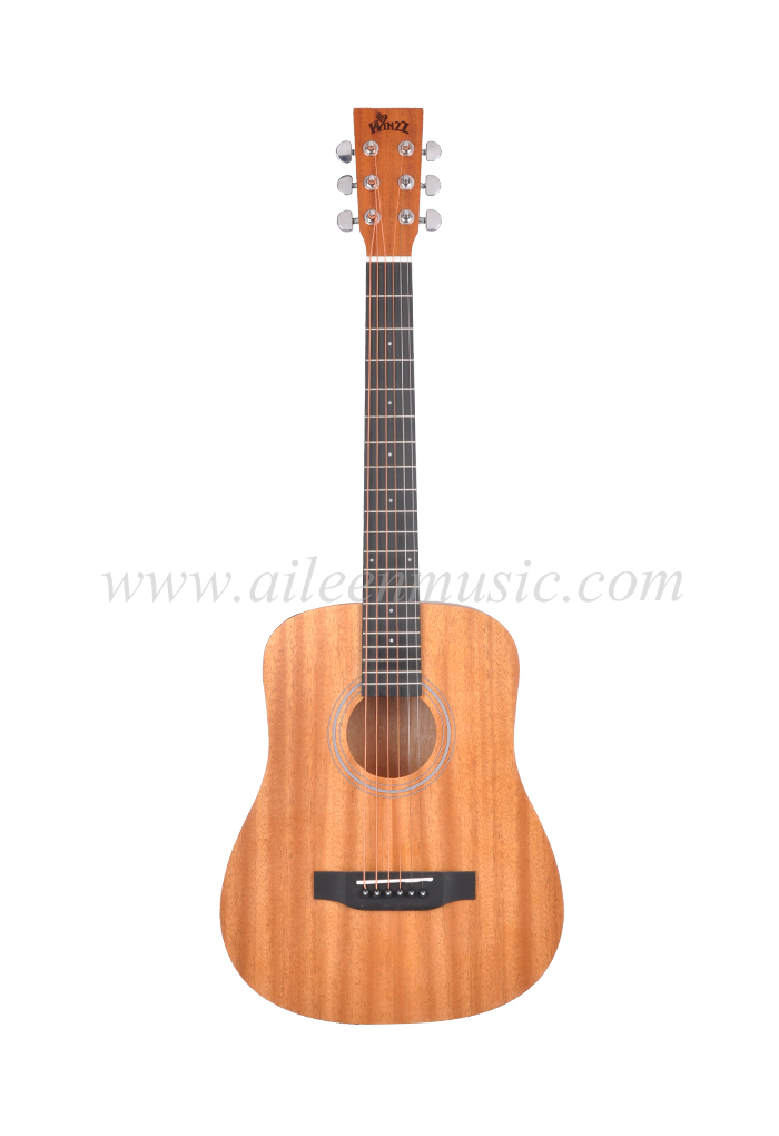 34 "Baby Style Mini D Shape Guitarra acústica para estudiantes de alta calidad (AF77L-MD)