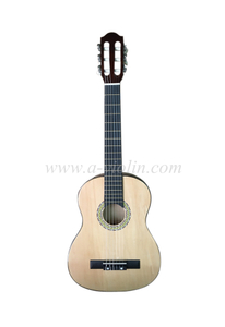 32' Linden Plywood Winzz Guitarra clásica de tamaño pequeño (AC32)