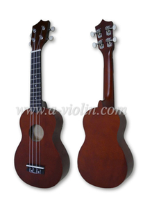 21 "Linden Plywood China Soprano Ukulele Guitar (AU01R)