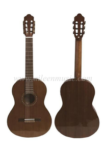 39 pulgadas caoba madera contrachapada nogal diapasón guitarra clásica (ACM27)