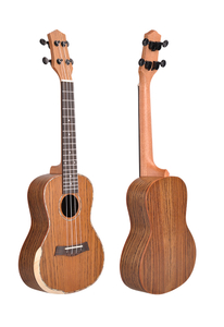 Instrumentos musicales navideños, ukelele de concierto de 23 pulgadas, madera de nogal (AU88AM-23)