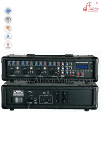 XLR Equilibrado 4 canales PA Amplificador Agudos Bass EQ Amplificador de potencia móvil (APM-0430BU)