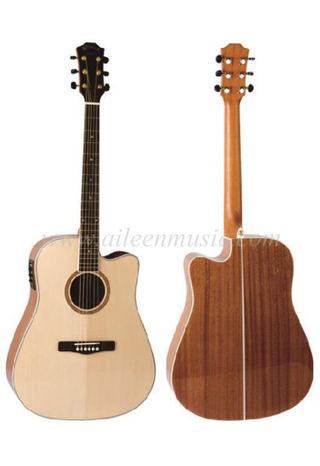 Guitarra acústica OEM de alto grado de abeto macizo de 41 pulgadas (AFH303E)