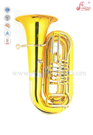 Tuba rotativa de 4 válvulas Bb Key Gold Lacquer (TU9915)