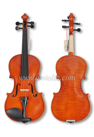 Equipo de violín acústico natural flameado para principiantes (VG001-HP)