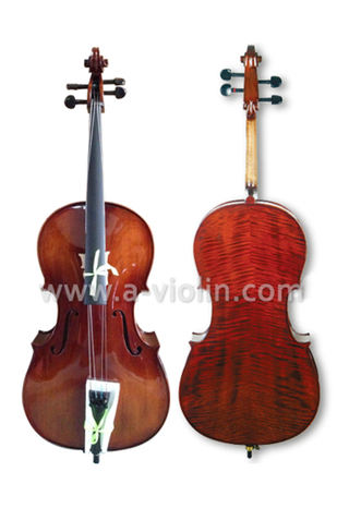 Ébano equipado con violonchelo flameado de Solidwood (CM140)